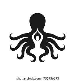 octopus vector logo