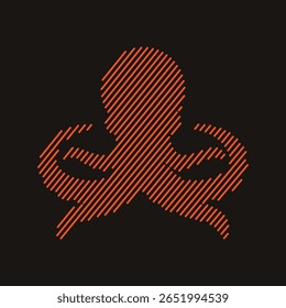 Octopus vector logo template design