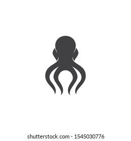 octopus vector silhouette logo element template