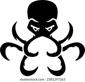 octupus logo design tattoo vector file