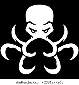 octupus tattoo logo design vector file