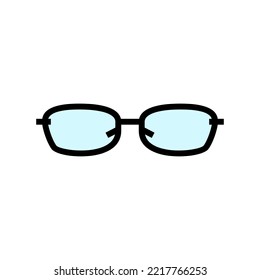 ocular glasses optical color icon vector. ocular glasses optical sign. isolated symbol illustration