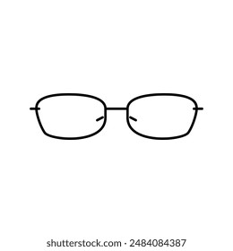 ocular glasses optical line icon vector. ocular glasses optical sign. isolated contour symbol black illustration