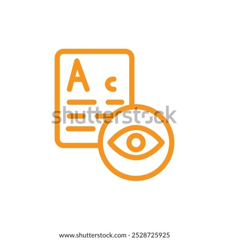 oculist icon Outline vector for web ui
