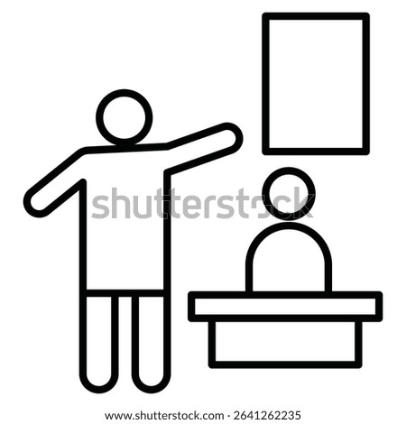 oculist icon simple flat icon vector symbol