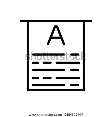 Oculist Icon, Suitable for Eye Care and Medical Themes