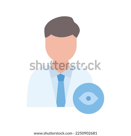 Oculist Icon vector image. Suitable for mobile apps, web apps and print media.