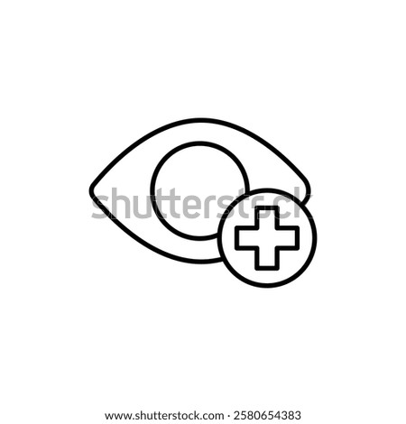oculist icon Vector logo set flat
