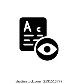 oculist icon web design in vector