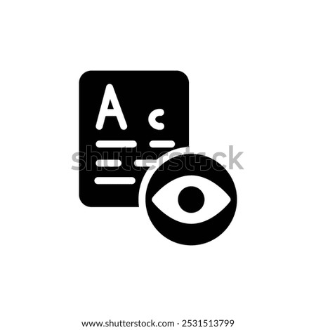 oculist icon web design in vector