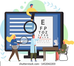 Computer Eye Test Chart