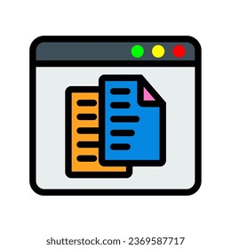 ocument, browser, content, web, page, website, seo, file Icon