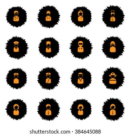 Ocupation  vector icons for web sites and user interface