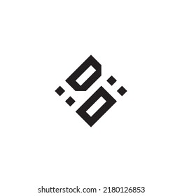 OD abstract geometric concept logo in high quality professional design that will be best for street style