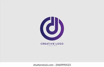 Diseño Abstractas del logotipo del alfabeto de la letra del monograma