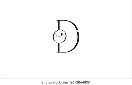 OD, ABSTRAKTE BUCHSTABE LOGO MONOGRAMM