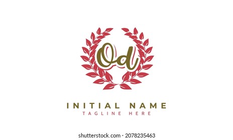 Od-Initialen, Logo-Vektorgrafik