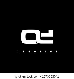 OD Letter Initial Logo Design Template Vector Illustration