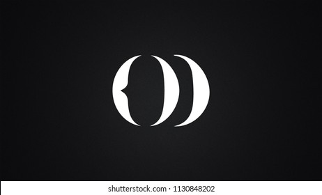 OD Letter  logo Design Template Vector