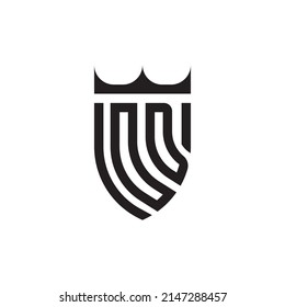 OD Luxury Erstlogo Buchstaben in hochwertigem professionellem Design, das gut drucken wird
