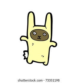 odd little rabbit cartoon