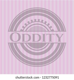 Oddity realistic pink emblem