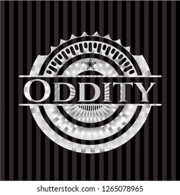 Oddity silver shiny emblem