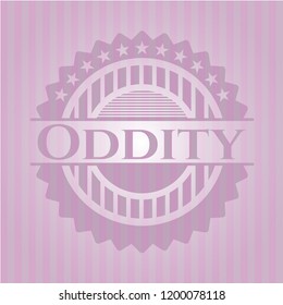 Oddity vintage pink emblem