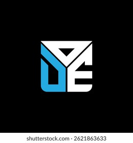 ODE letter logo creative design with vector graphic, ODE simple and modern logo. ODE luxurious alphabet design  