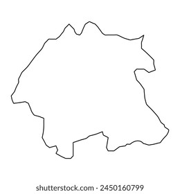 Odense Municipality map, administrative division of Denmark. Vector illustration.