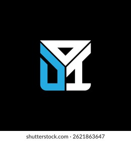 Diseño creativo del logotipo de la letra de ODI con el gráfico del Vector, logotipo simple y moderno de ODI. Diseño de alfabeto lujoso ODI  