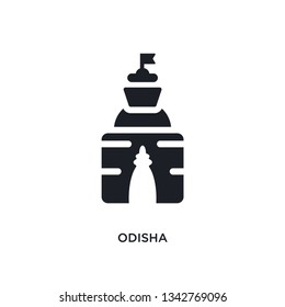 odisha isolated icon. simple element illustration from india concept icons. odisha editable logo sign symbol design on white background. can be use for web and mobile