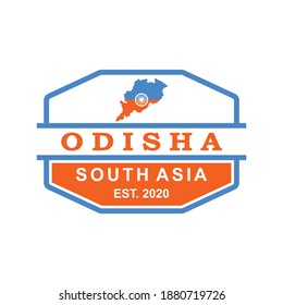 Odisha Map Vector India Logo Stock Vector (Royalty Free) 1880719726 ...