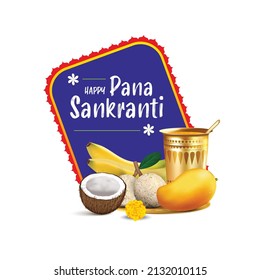 Odisha New Year Pana Sankranti With Festive Elements