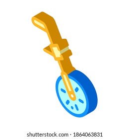 odometry equipment isometric icon vector. odometry equipment sign. isolated symbol illustration