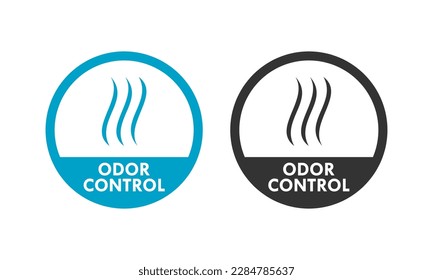 Odor control logo template illustration