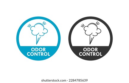 Odor control logo template illustration