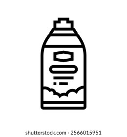 odor eliminator car care line icon vector. odor eliminator car care sign. isolated contour symbol black illustration