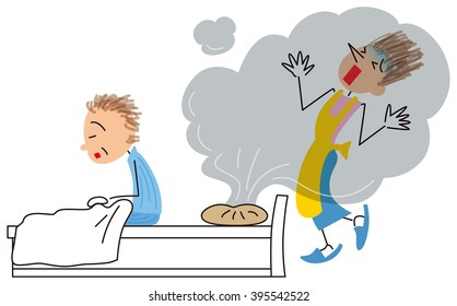 Odor of the pillow