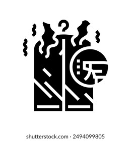 odor removal laundry wash glyph icon vector. odor removal laundry wash sign. isolated symbol illustration