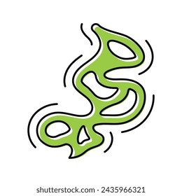 olor olor color icono vector. olor olor signo. símbolo aislado ilustración