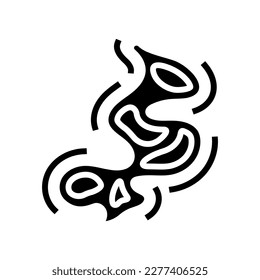 odor smell glyph icon vector. odor smell sign. isolated symbol illustration