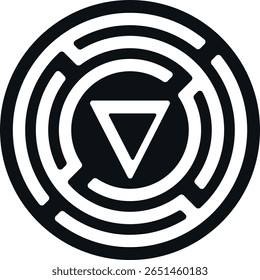 odos protocol-odos cryptocurrency ilustrações sobre fundo abstrato. Ilustrações em 3d.