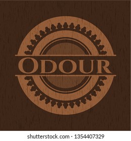 Odour wood icon or emblem