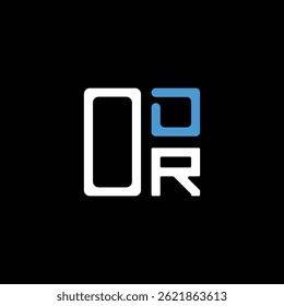 ODR letter logo creative design with vector graphic, ODR simple and modern logo. ODR luxurious alphabet design  