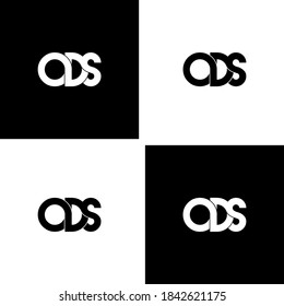 ods letter original monogram logo design