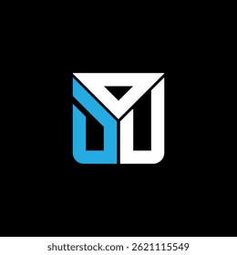 ODU letter logo creative design with vector graphic, ODU simple and modern logo. ODU luxurious alphabet design  