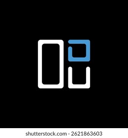 ODU letter logo creative design with vector graphic, ODU simple and modern logo. ODU luxurious alphabet design  