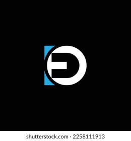 OE or EO abstract outstanding professional business awesome artistic branding company different colors illustration logo