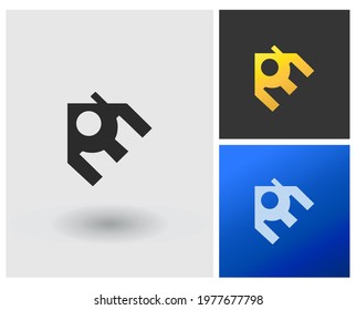 OE home Logo vector monogram letter initial modern company logo template